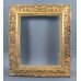 Large Vintage Hand Carved Wood Gilt Picture Frame