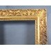 Large Vintage Hand Carved Wood Gilt Picture Frame