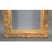 Large Vintage Hand Carved Wood Gilt Picture Frame