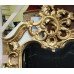 Large Handsome Carved Wood Gilt Gold Leaf Pier Glass Mirror