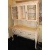 Large Limed Oak Pine Dresser Glazed Cabinet on Stand