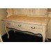 Large Limed Oak Pine Dresser Glazed Cabinet on Stand