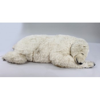 Large Michel Taillis Automated Sleeping Polar Bear