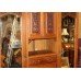 Quality Satinwood Edwardian Triple Companion Wardrobe