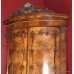 Fine Large Victorian Burr Walnut Victorian Corner Cabinet