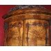 Fine Large Victorian Burr Walnut Victorian Corner Cabinet