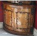 Fine Large Victorian Burr Walnut Victorian Corner Cabinet