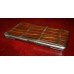 Late Victorian Crocodile Skin Wallet with Silver Mounts