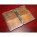 Late Victorian Crocodile Skin Wallet with Silver Mounts