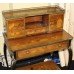 Late Victorian Inlaid Marquetry Bonheur du Jour Writing Desk