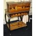 Late Victorian Inlaid Marquetry Bonheur du Jour Writing Desk