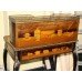 Late Victorian Inlaid Marquetry Bonheur du Jour Writing Desk