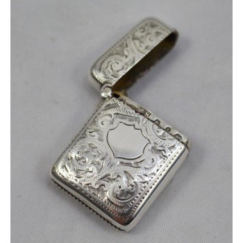 Late 19th c. Silver Vesta Case Birmingham 1898