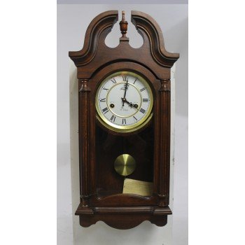 Lincoln Mahogany 31 Day Regulator Wall Clock