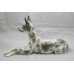 Lladro Dog "Great Dane" Sitting #1068