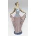 Lladro Figurine Lady with Splayed Dress