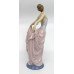 Lladro Figurine Lady with Splayed Dress