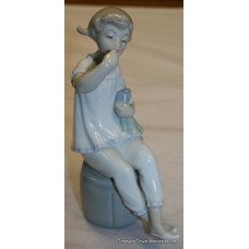 Lladro Porcelain Figurine Girl with Lipstick & Doll #1083