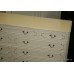 Louis XV Style Cream Long Chest of Drawers