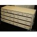 Louis XV Style Cream Long Chest of Drawers