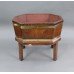 Mahogany Brass Bound 19th c. Cellaret