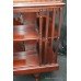 Mahogany Brass Galleried Revolving Bookcase
