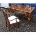 Mahogany Writing Desk & Chippendale Style Carved Armchair