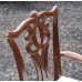 Mahogany Writing Desk & Chippendale Style Carved Armchair
