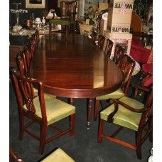 Superior 13 1/2 ft Mahogany Dining Table