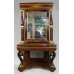 Antique Mahogany and Parcel Gilt Console Table & Pier Mirror