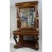 Antique Mahogany and Parcel Gilt Console Table & Pier Mirror