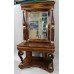 Antique Mahogany and Parcel Gilt Console Table & Pier Mirror