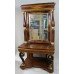 Antique Mahogany and Parcel Gilt Console Table & Pier Mirror