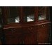 Mahogany Serpentine Glazed Display Cabinet Bookcase
