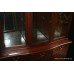 Mahogany Serpentine Glazed Display Cabinet Bookcase