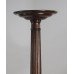 19th c. 6ft Tall Carved Mahogany Torchere