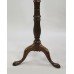 19th c. 6ft Tall Carved Mahogany Torchere