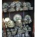 Mason's Ironstone Green Chartreuse Pattern Tea Coffee Dinner Service