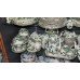 Mason's Ironstone Green Chartreuse Pattern Tea Coffee Dinner Service