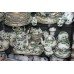 Mason's Ironstone Green Chartreuse Pattern Tea Coffee Dinner Service