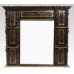 Impressive Mid 19th c. Carved Oak Overmantle Mirror