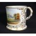 Mid 19th c. Hand Painted Worcester Porcelain Mug George Sparks