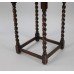 Mid 20th c. English Oak Barley Twist Occasional Table