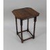 Mid 20th c. English Oak Barley Twist Occasional Table