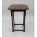 Mid 20th c. English Oak Barley Twist Occasional Table
