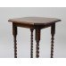 Mid 20th c. English Oak Barley Twist Occasional Table