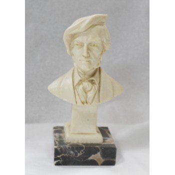 Miniature Bust of Wagner on Marble Base