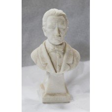 Miniature Classical Style Plaster Bust of Puccini