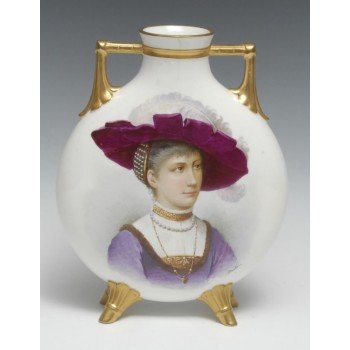 Fine Victorian Minton Moon Flask c.1890