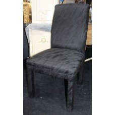 Modern Designer Fully Upholstered Black Occasional Chair